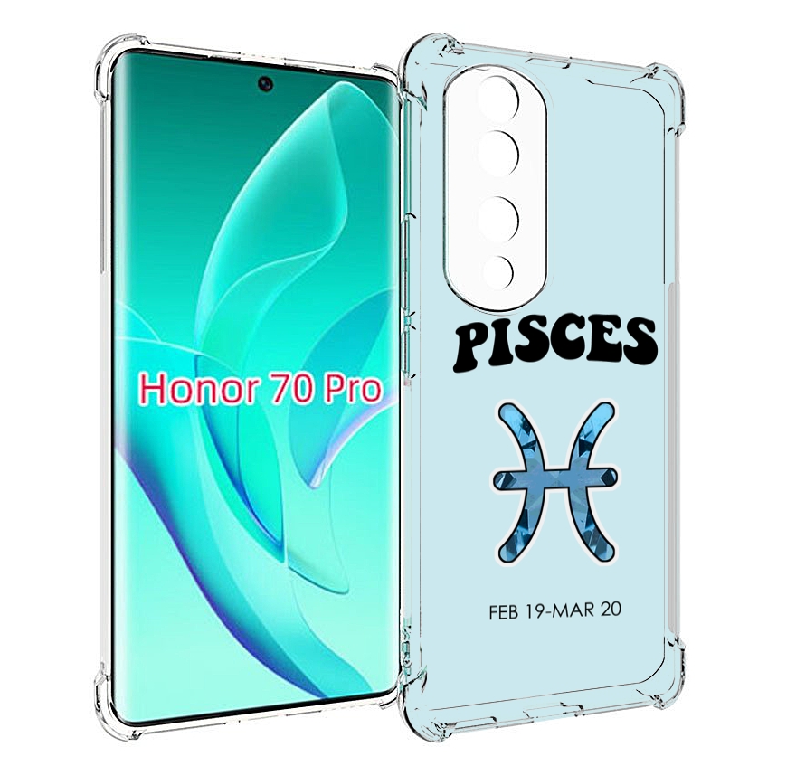

Чехол MyPads знак-зодиака-рыбы-3 для Honor 70 Pro / 70 Pro Plus, Прозрачный, Tocco