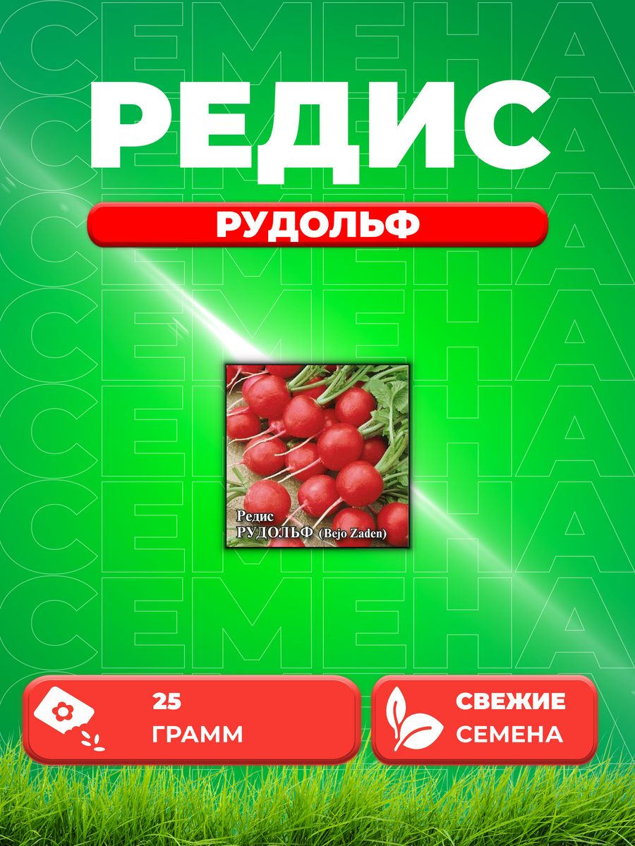 

Семена редис Гавриш Рудольф 1999944479-1 1 уп.
