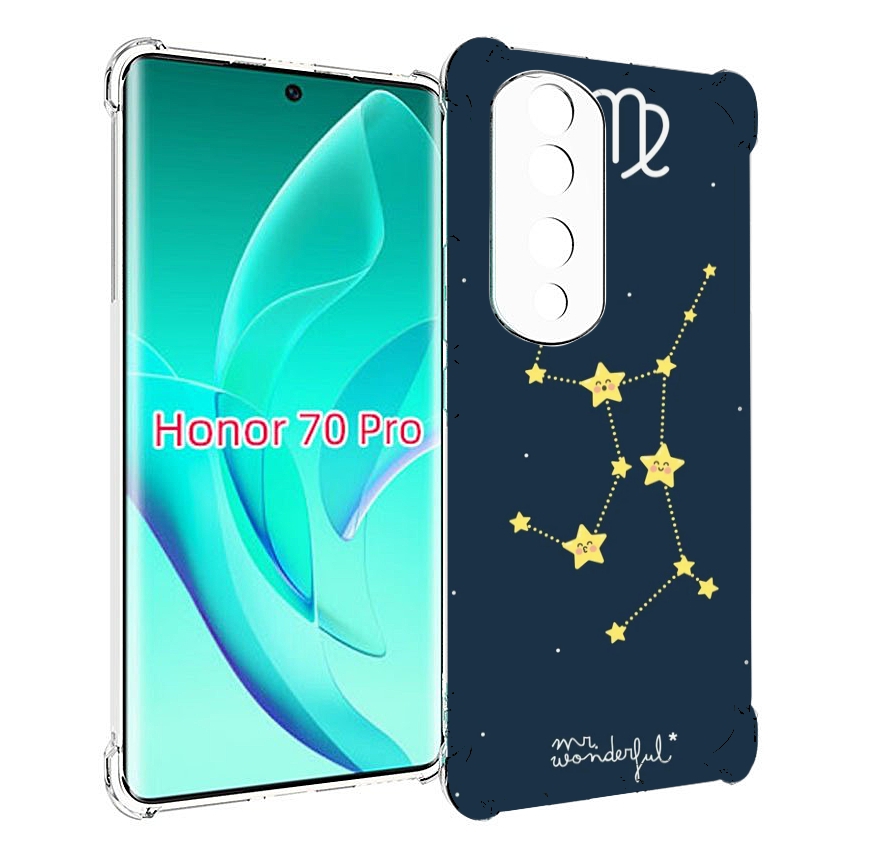 

Чехол MyPads знак-зодиака-дева-3 для Honor 70 Pro / 70 Pro Plus, Прозрачный, Tocco