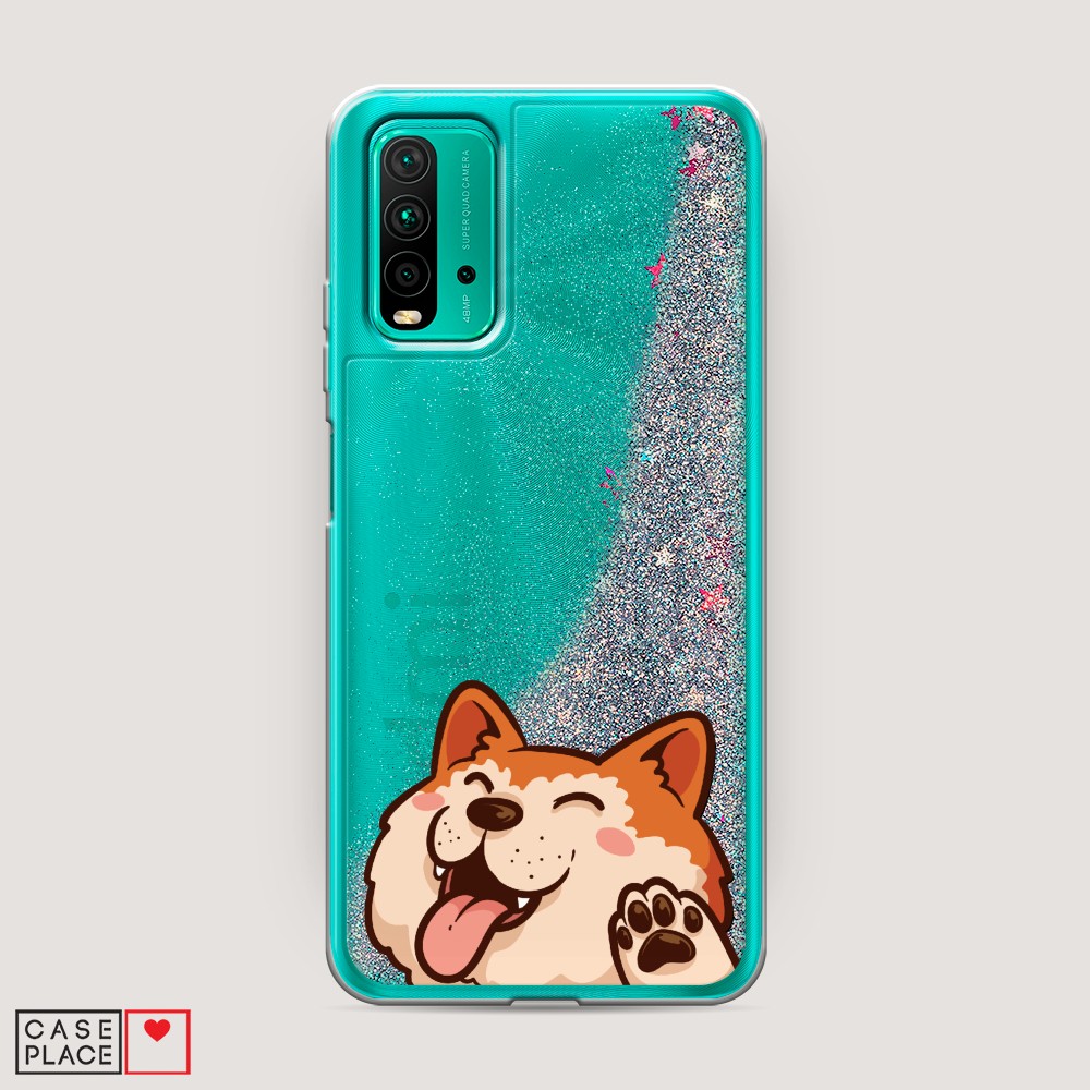 

Чехол Awog на Xiaomi Redmi 9T "Акита-ину машет", Разноцветный, 39891-1