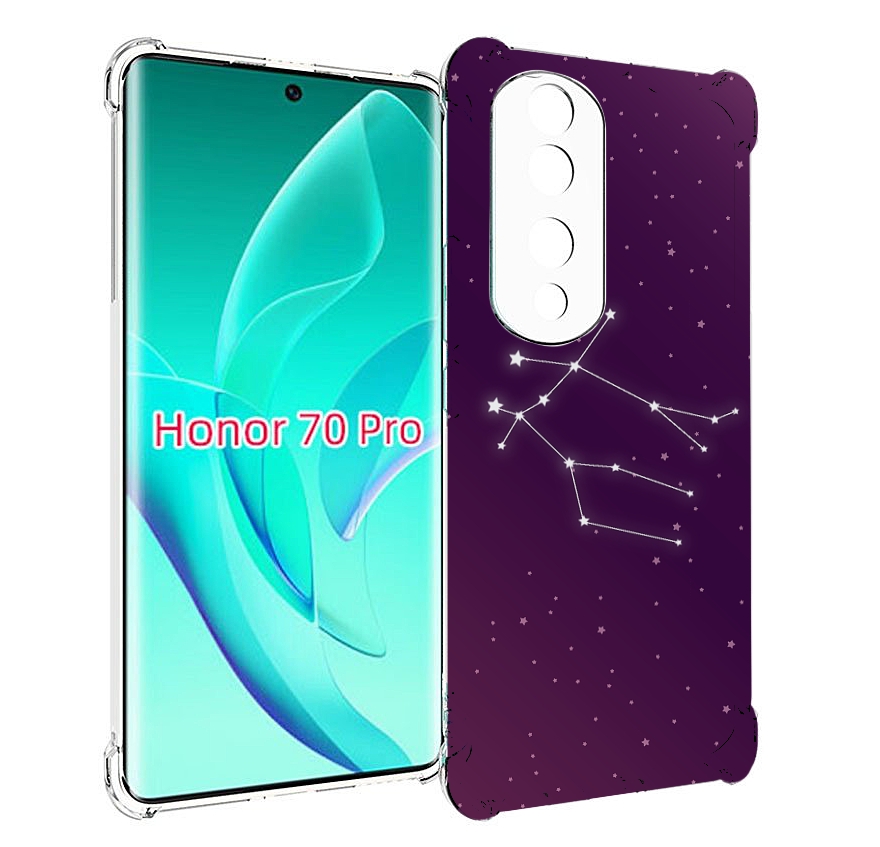 

Чехол MyPads знак-зодиака-близнецы-4 для Honor 70 Pro / 70 Pro Plus, Прозрачный, Tocco