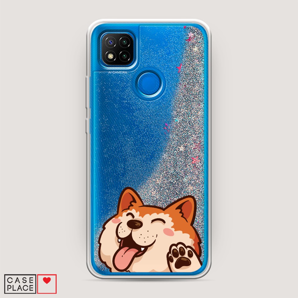 

Чехол Awog на Xiaomi Redmi 9C "Акита-ину машет", Разноцветный, 39091-1