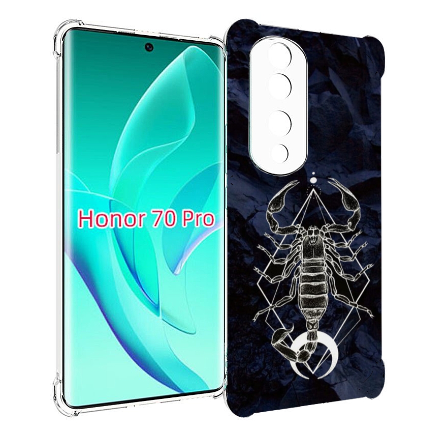 

Чехол MyPads знак зодиака скорпион 3 для Honor 70 Pro / 70 Pro Plus, Прозрачный, Tocco