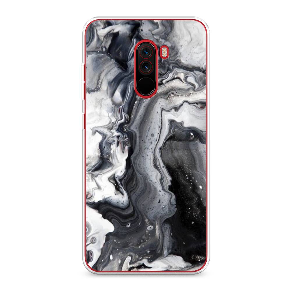

Чехол Awog на Xiaomi Pocophone F1 "Бело-черные сложные полосы", Разноцветный, 34450-3