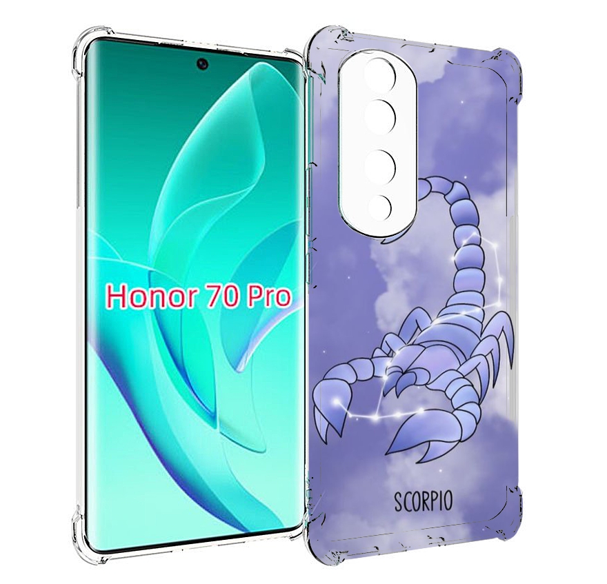 

Чехол MyPads знак зодиака скорпион 2 для Honor 70 Pro / 70 Pro Plus, Прозрачный, Tocco