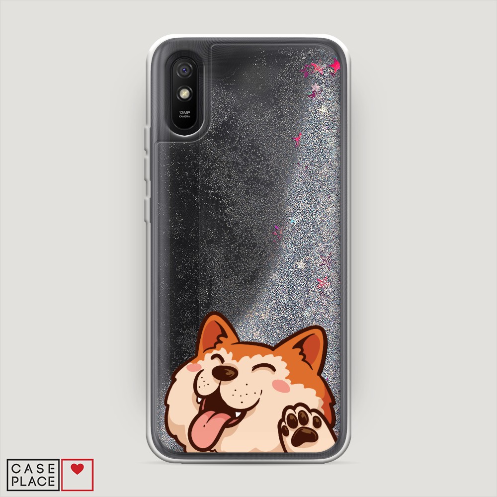 

Чехол Awog на Xiaomi Redmi 9A "Акита-ину машет", Разноцветный, 38991-1
