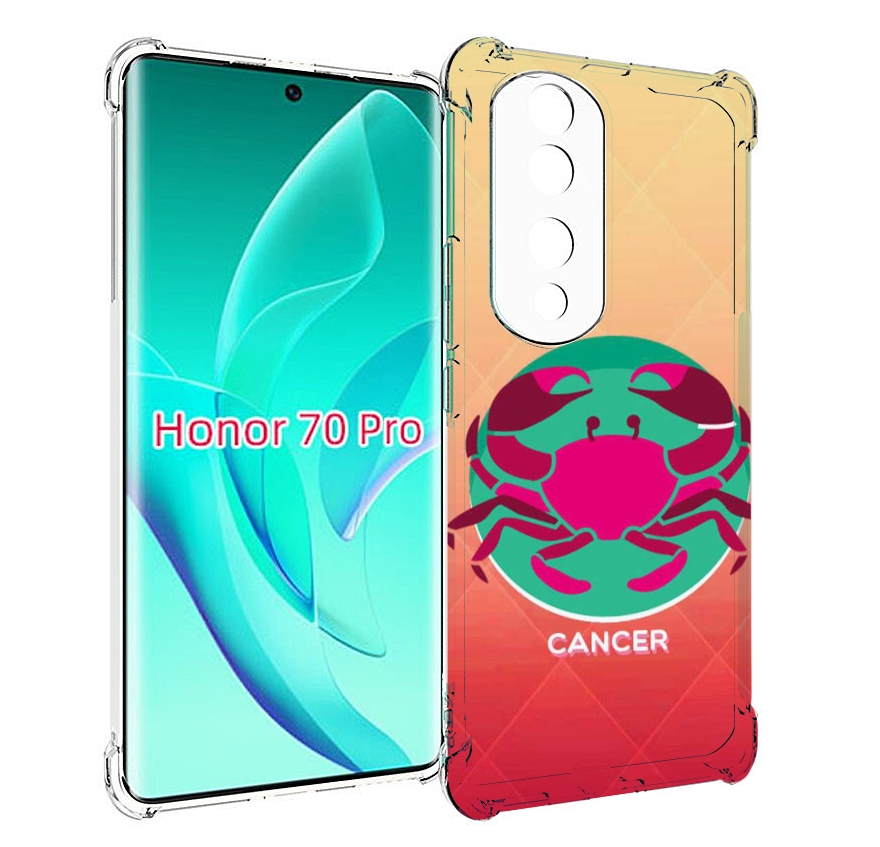 

Чехол MyPads знак зодиака рак 4 для Honor 70 Pro / 70 Pro Plus, Прозрачный, Tocco