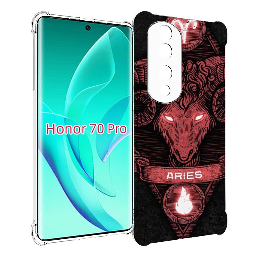 

Чехол MyPads знак зодиака овен 6 для Honor 70 Pro / 70 Pro Plus, Прозрачный, Tocco