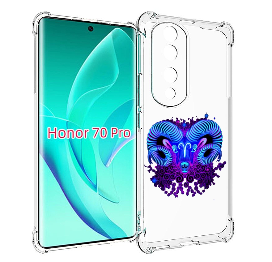 

Чехол MyPads знак зодиака овен 2 для Honor 70 Pro / 70 Pro Plus, Прозрачный, Tocco