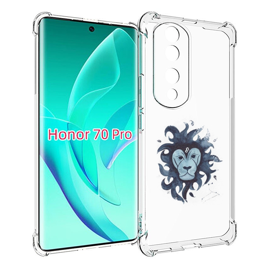 

Чехол MyPads знак зодиака лев 5 для Honor 70 Pro / 70 Pro Plus, Прозрачный, Tocco