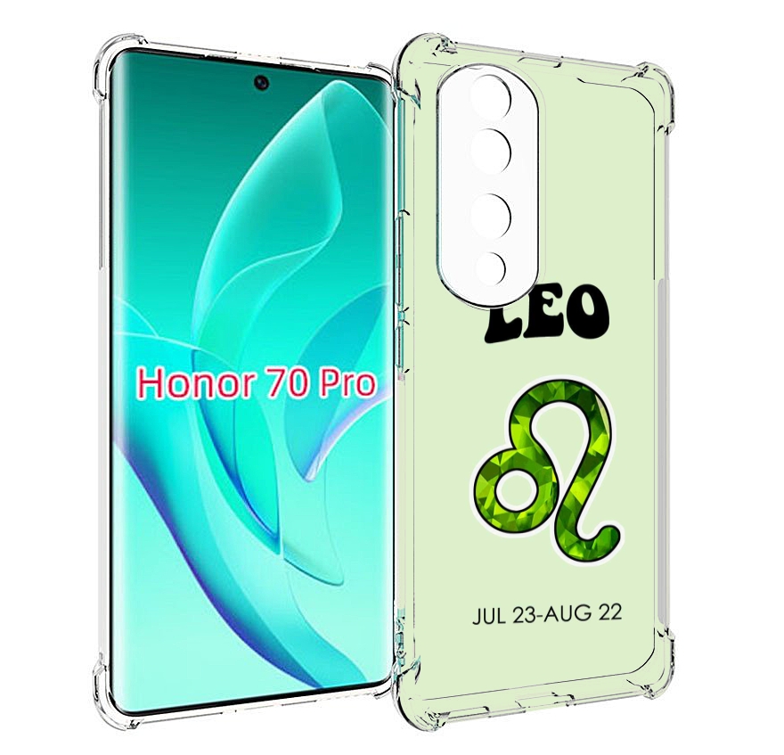 

Чехол MyPads знак зодиака лев 1 для Honor 70 Pro / 70 Pro Plus, Прозрачный, Tocco
