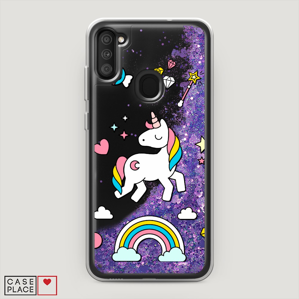 

Чехол Awog на Samsung Galaxy A11 / Самсунг A11 "Принцесса единорог", Разноцветный, 2100192-1