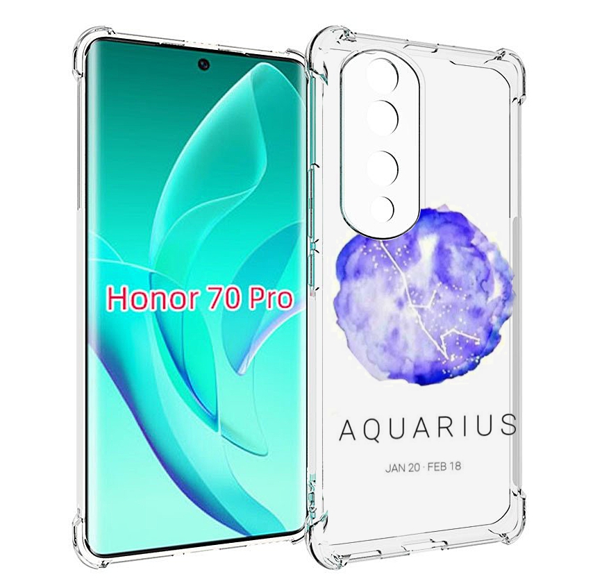 

Чехол MyPads знак зодиака водолеи 5 для Honor 70 Pro / 70 Pro Plus, Прозрачный, Tocco