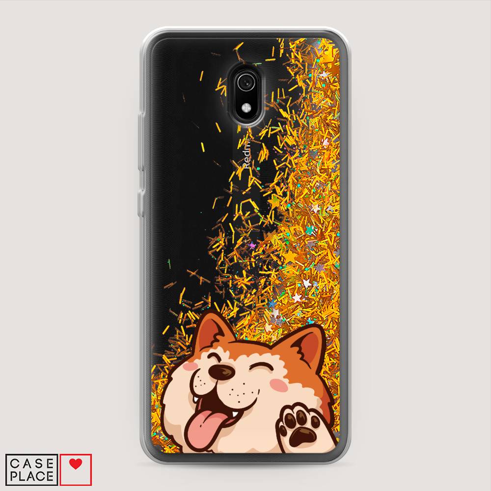 

Чехол Awog на Xiaomi Redmi 8A "Акита-ину машет", Разноцветный, 37290-1