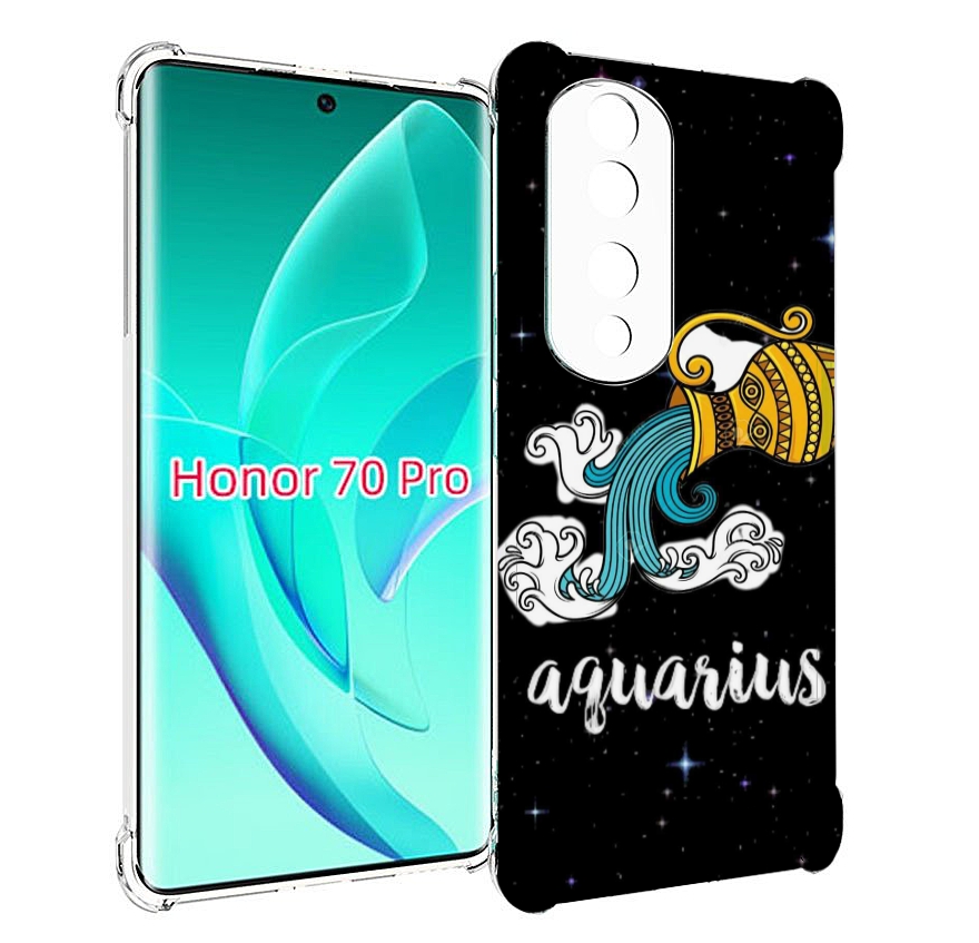 

Чехол MyPads знак зодиака водолеи 2 для Honor 70 Pro / 70 Pro Plus, Прозрачный, Tocco