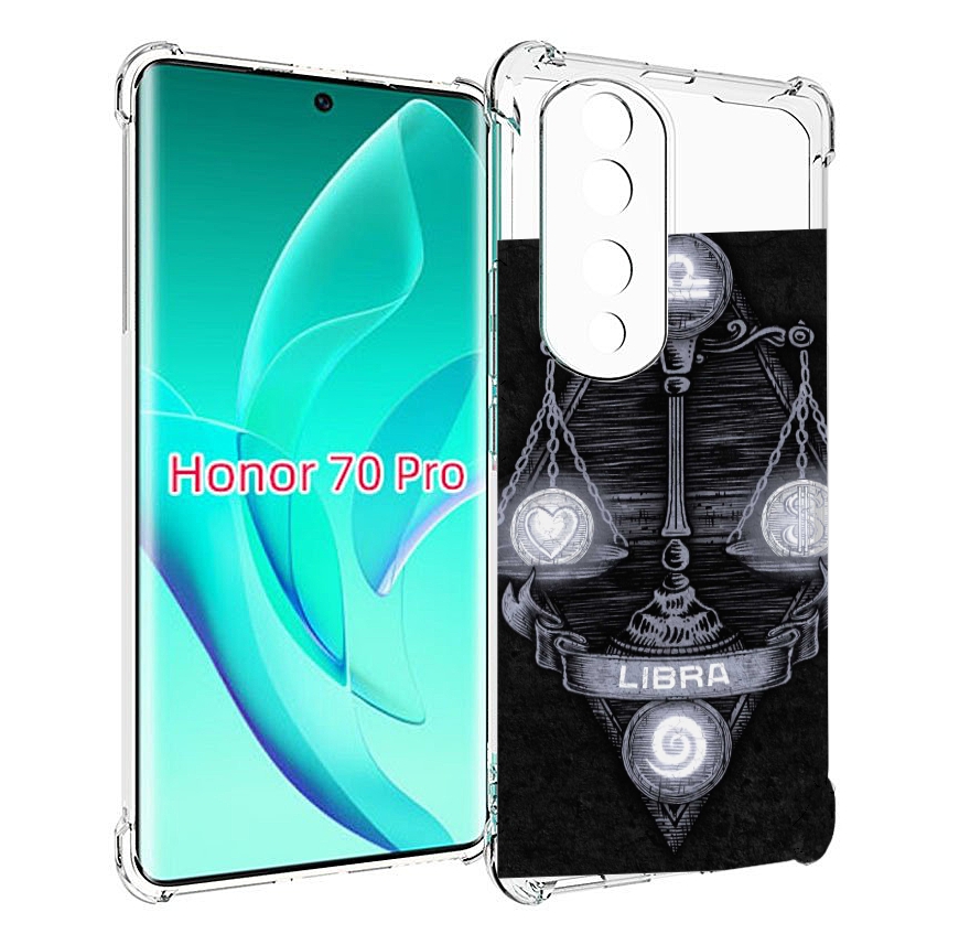 

Чехол MyPads знак зодиака весы 2 для Honor 70 Pro / 70 Pro Plus, Прозрачный, Tocco