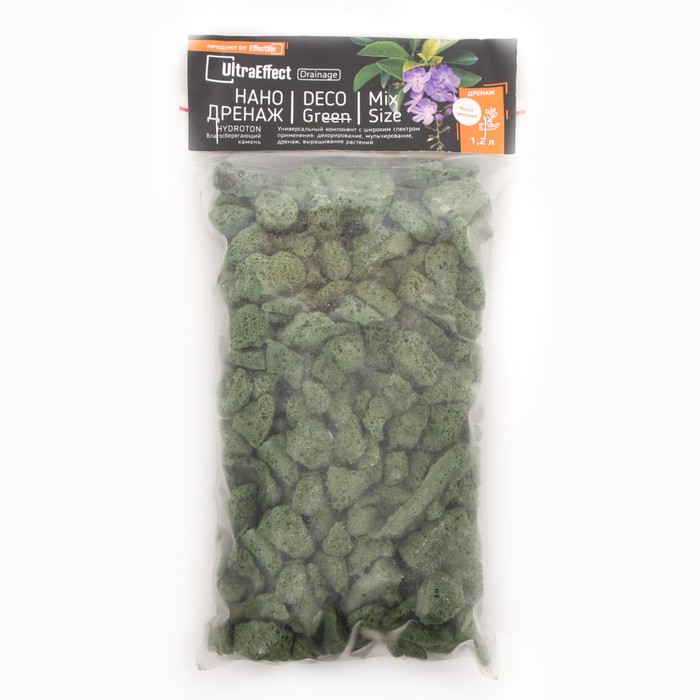 

Нанодренаж HYDROTON UltraEffect DECO GREEN, 1,2 л, Зеленый