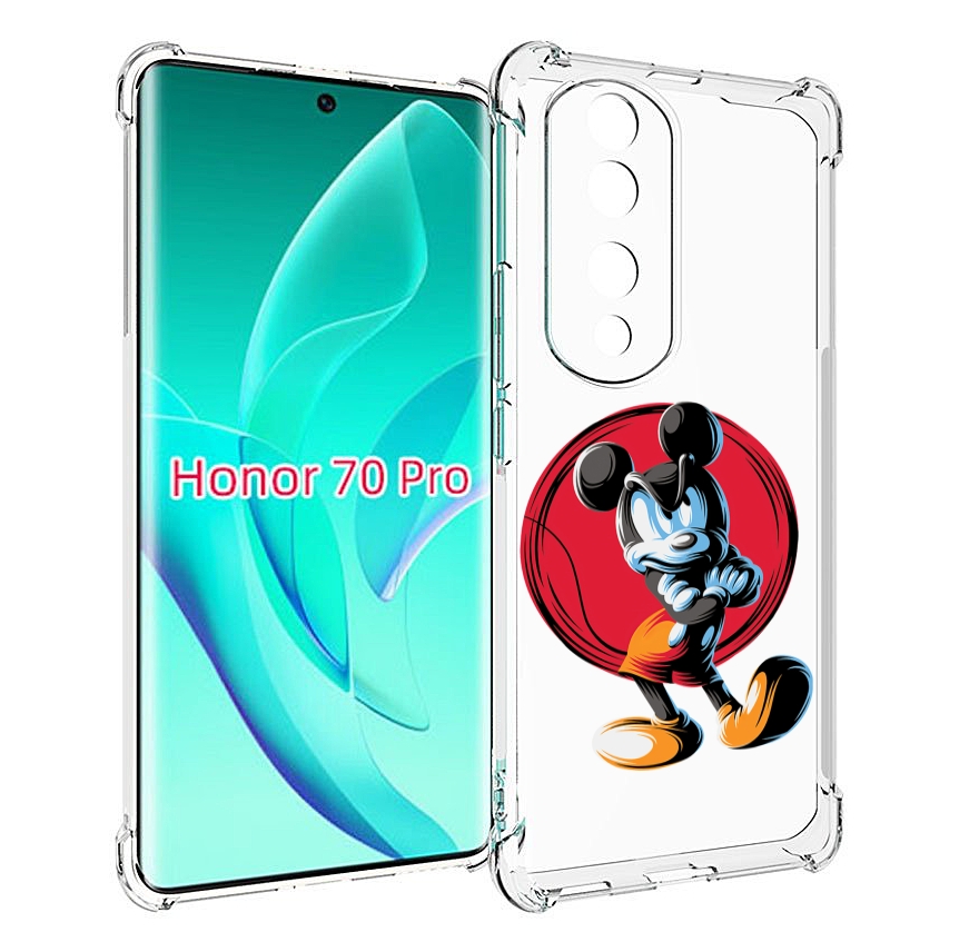 

Чехол MyPads злой-микки для Honor 70 Pro / 70 Pro Plus, Прозрачный, Tocco