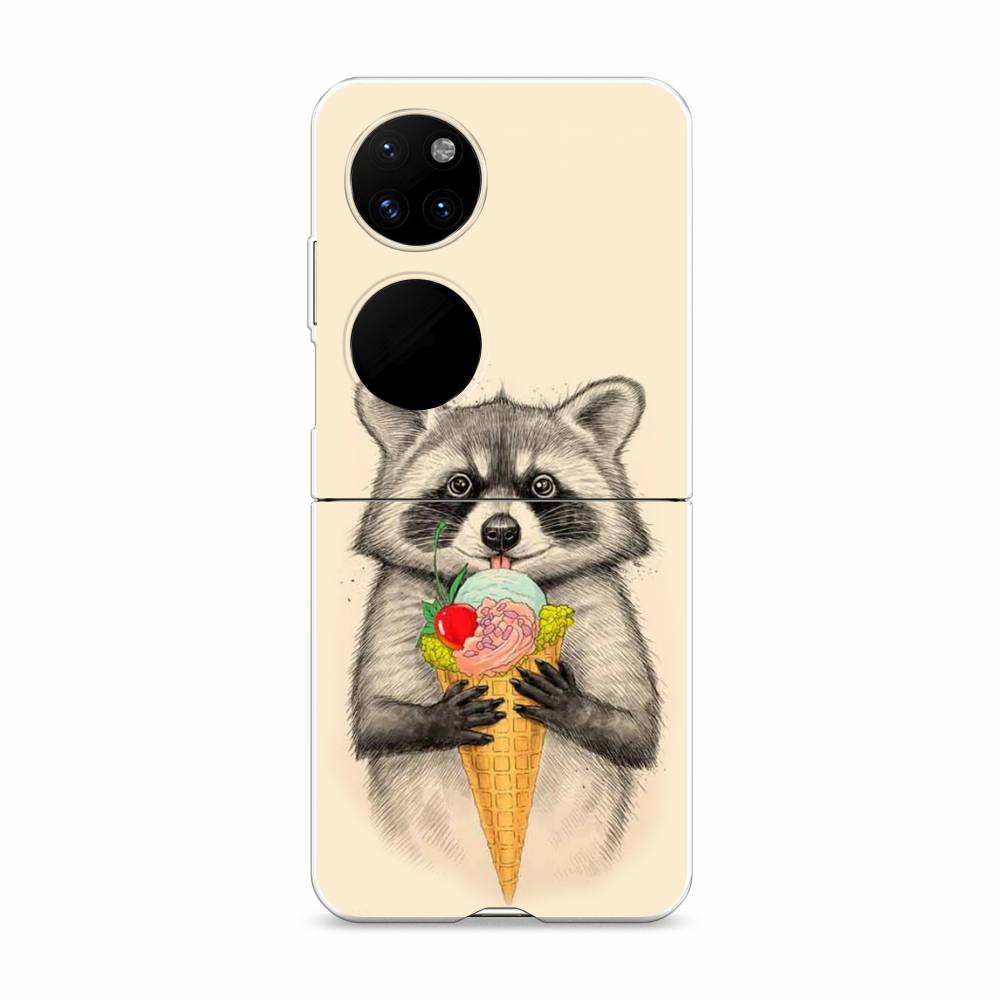 

Чехол Awog "Енот с мороженым" для Huawei P50 pocket, 6107440-7