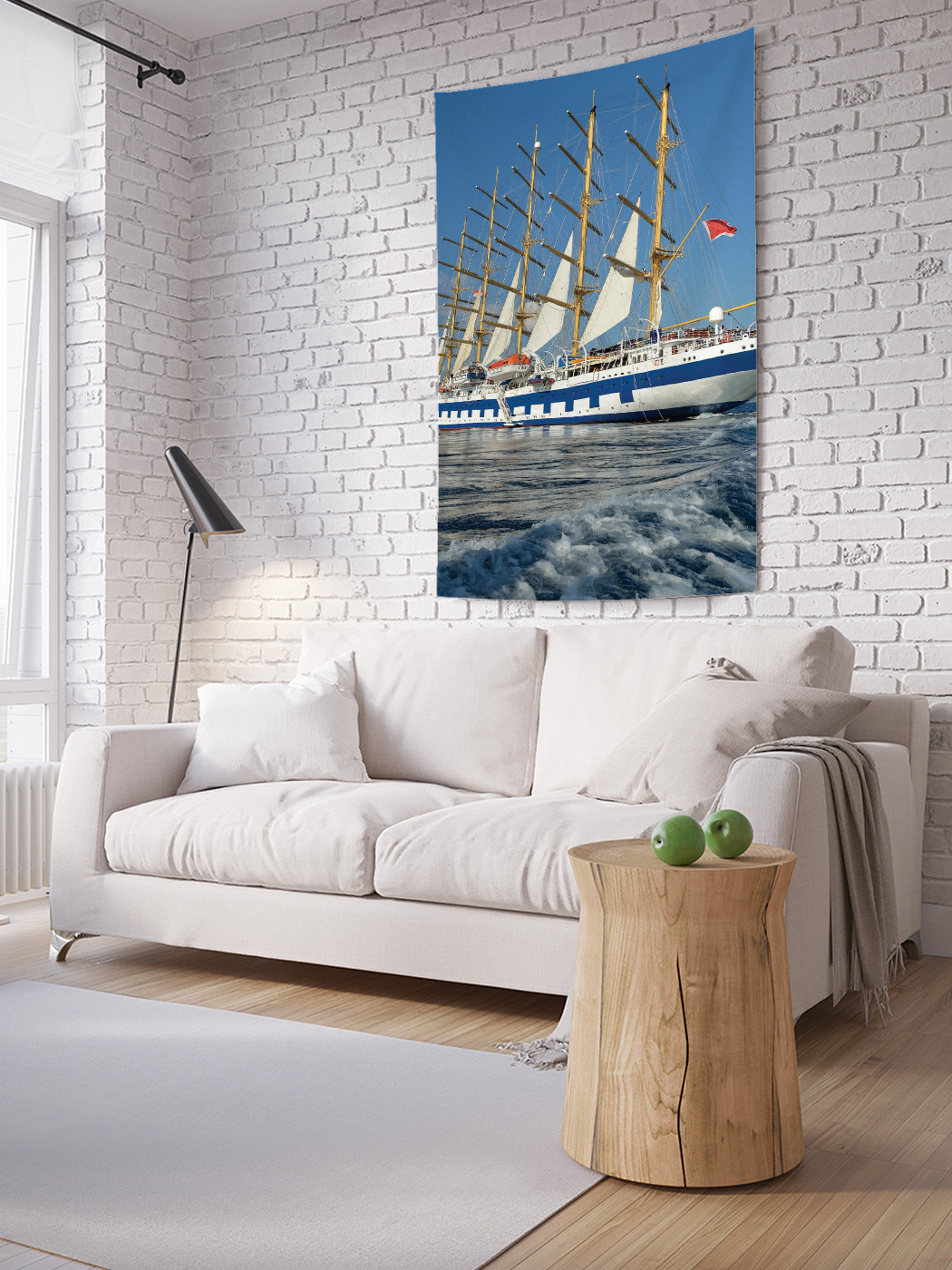 

Вертикальное фотопанно на стену JoyArty Фрегат в пути 100x150 см, Фрегат в пути