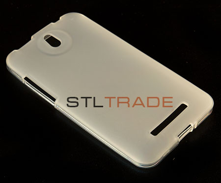 

Силиконовый чехол для HTC Desire 501 белый в тех.уп.