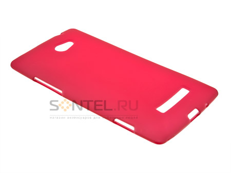

Силиконовый чехол для HTC Windows Phone 8x красный в тех.уп.
