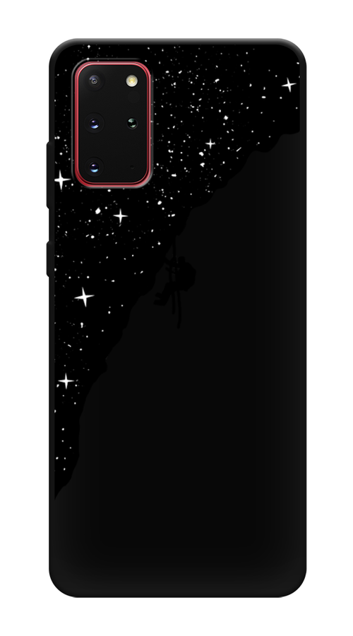 

Чехол Awog на Samsung Galaxy S20 + "Скалолаз в космосе", Черный;белый;бежевый, 29352-1