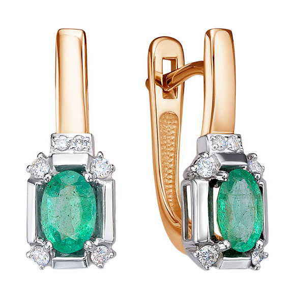 

Серьги из красного золота с бриллиантом Империал S1730-123, S1730-123