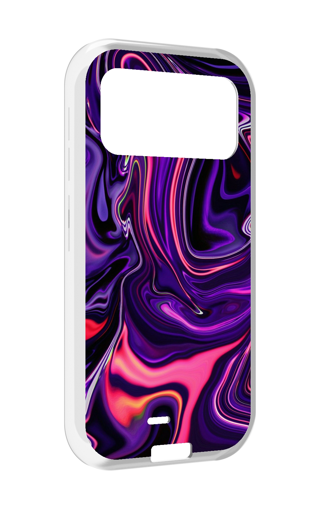 

Чехол MyPads фиолетовые краски для Oukitel F150 H2022, Прозрачный, Tocco