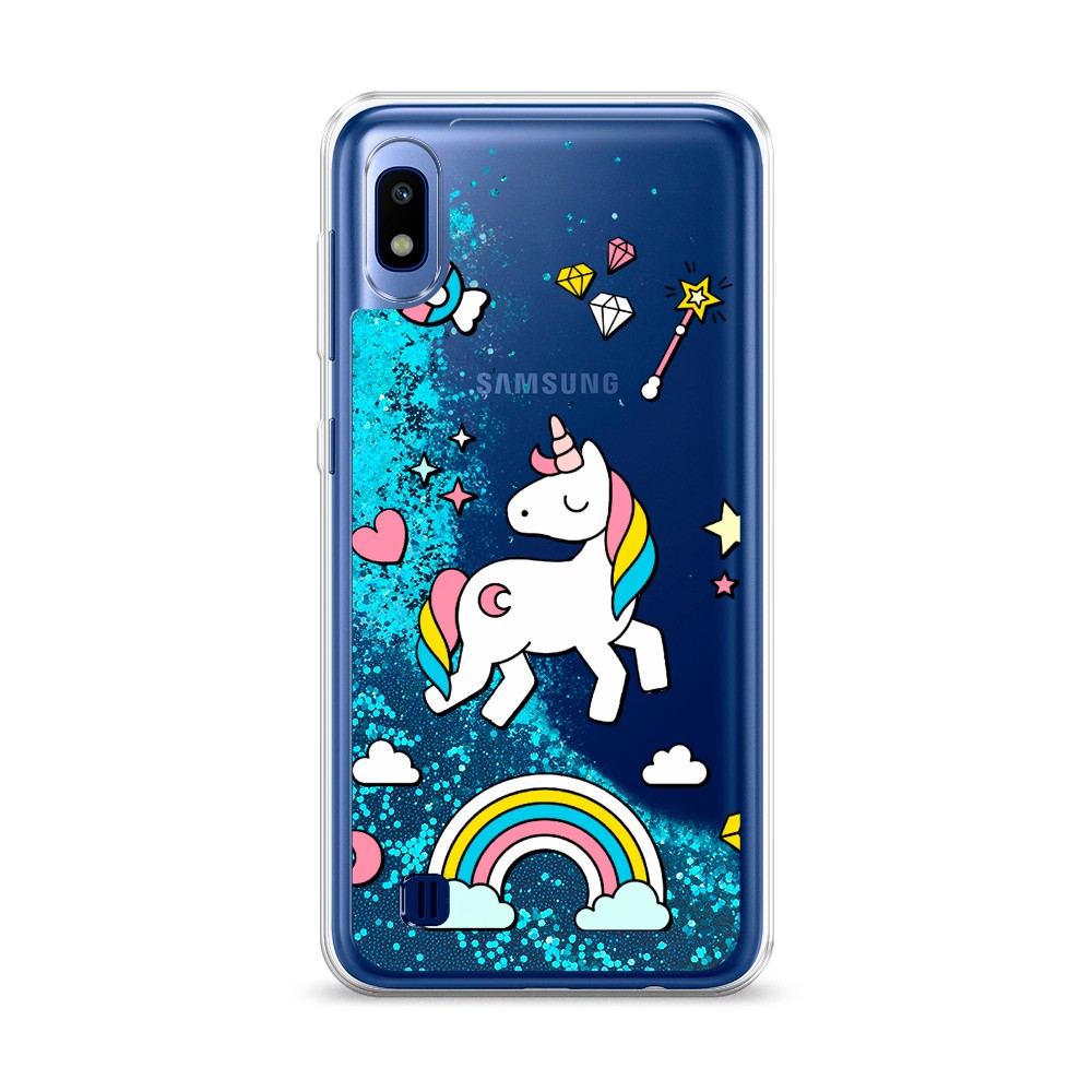 

Чехол Awog на Samsung Galaxy A10 "Принцесса единорог", Разноцветный, 27993-1
