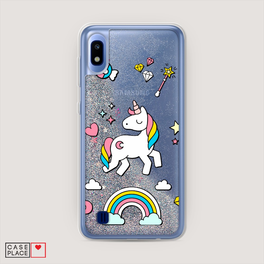 

Чехол Awog на Samsung Galaxy A10 "Принцесса единорог", Разноцветный, 27991-1