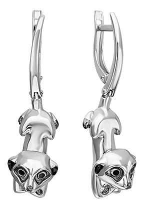 

Серьги из серебра с эмалью PLATINA jewelry 02-5114-00-000-0200-Ag, 02-5114-00-000-0200-Ag