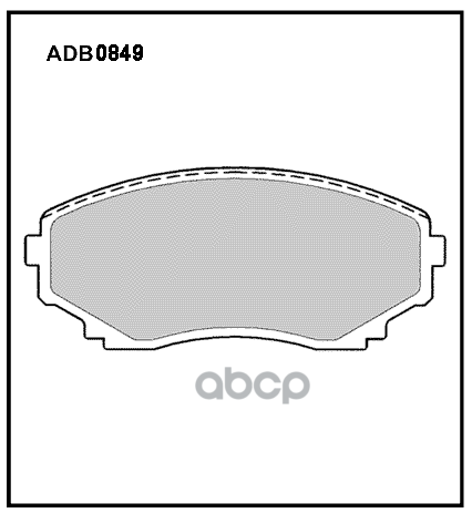 

Тормозные колодки ALLIED NIPPON adb0849