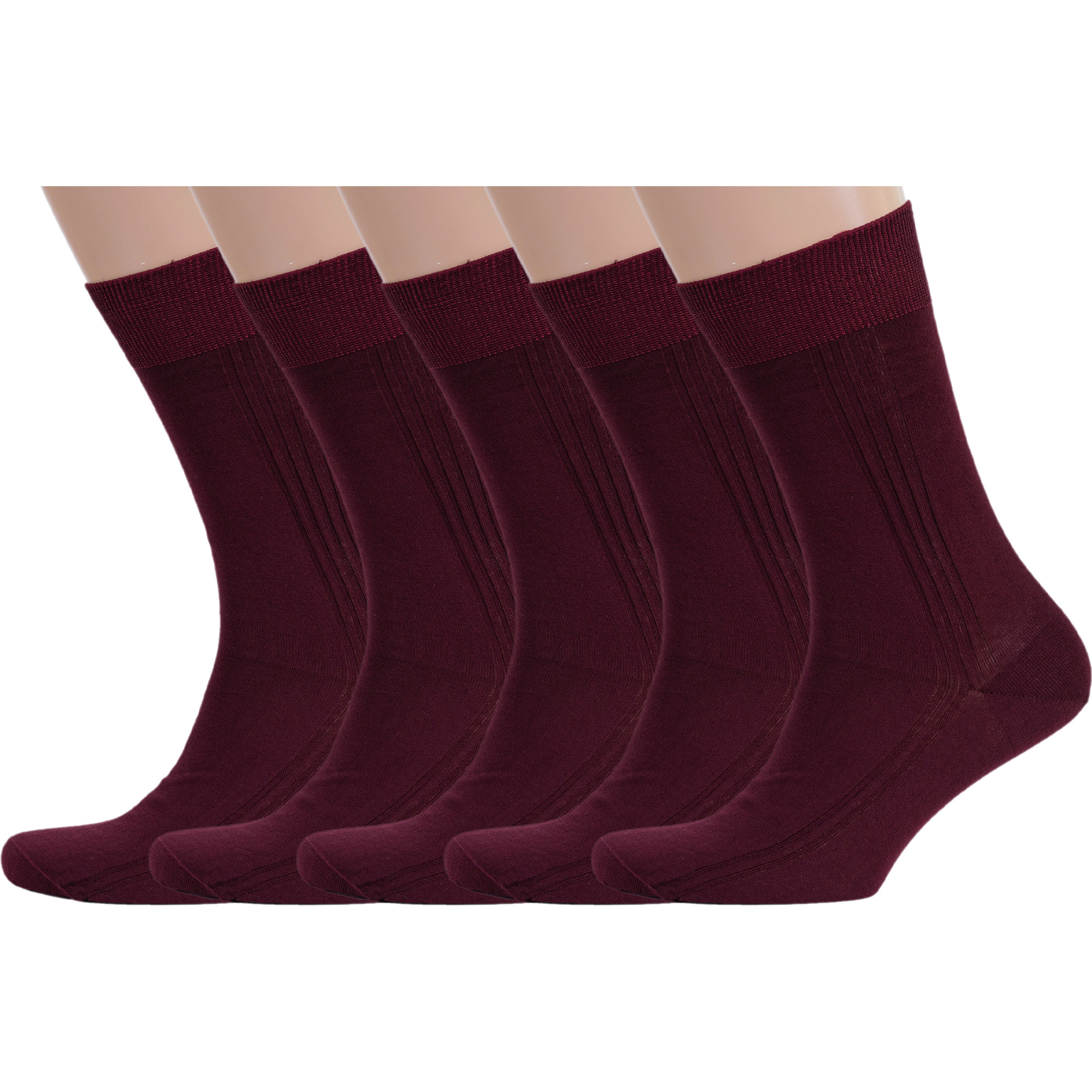 

Комплект носков мужских Rusocks 5-М3-11001 бордовых 29, Бордовый, 5-М3-11001