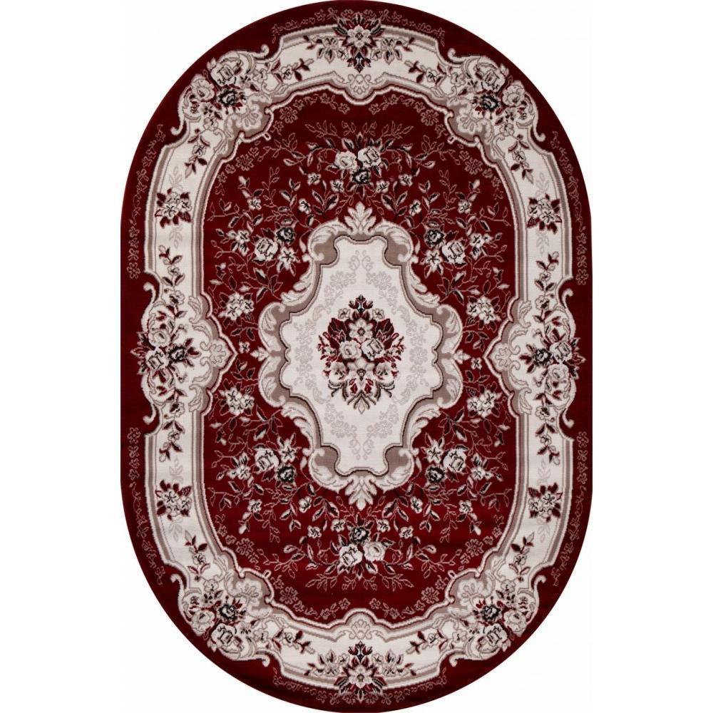

Ковер D017 RED Овал коллекция GAVANA 2.00x4.00, 369