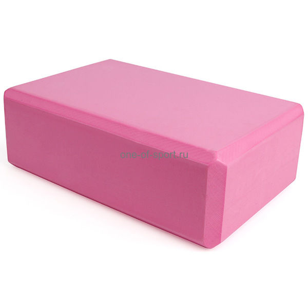 

Блок для йоги BE100 22,3x15x7,6 см, розовый, BE100