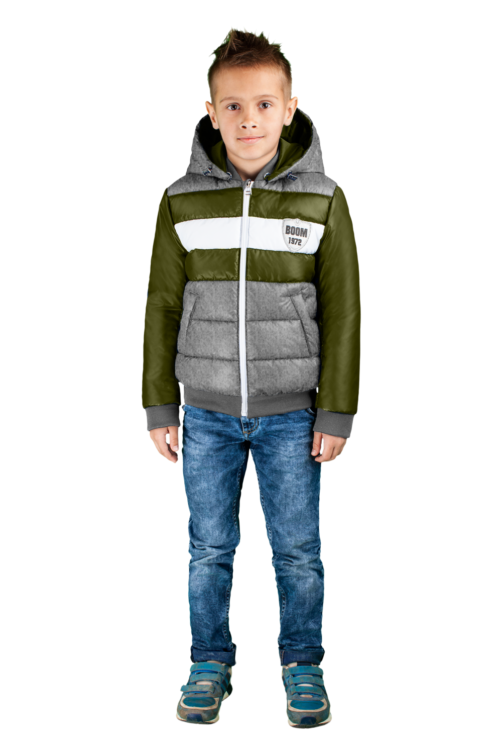 

Куртка детская Boom By Orby 70012_BOB вар.1 серый р.92, 70012_BOB вар.1