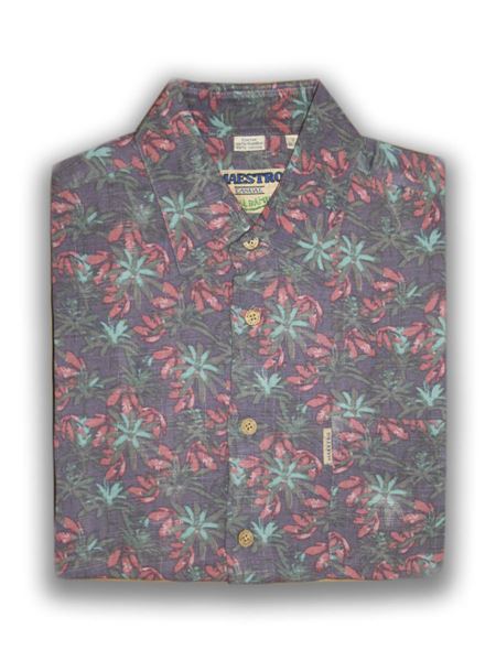 

Рубашка мужская Maestro Tourist 26-K фиолетовая 2XL, Фиолетовый, Tourist 26-K