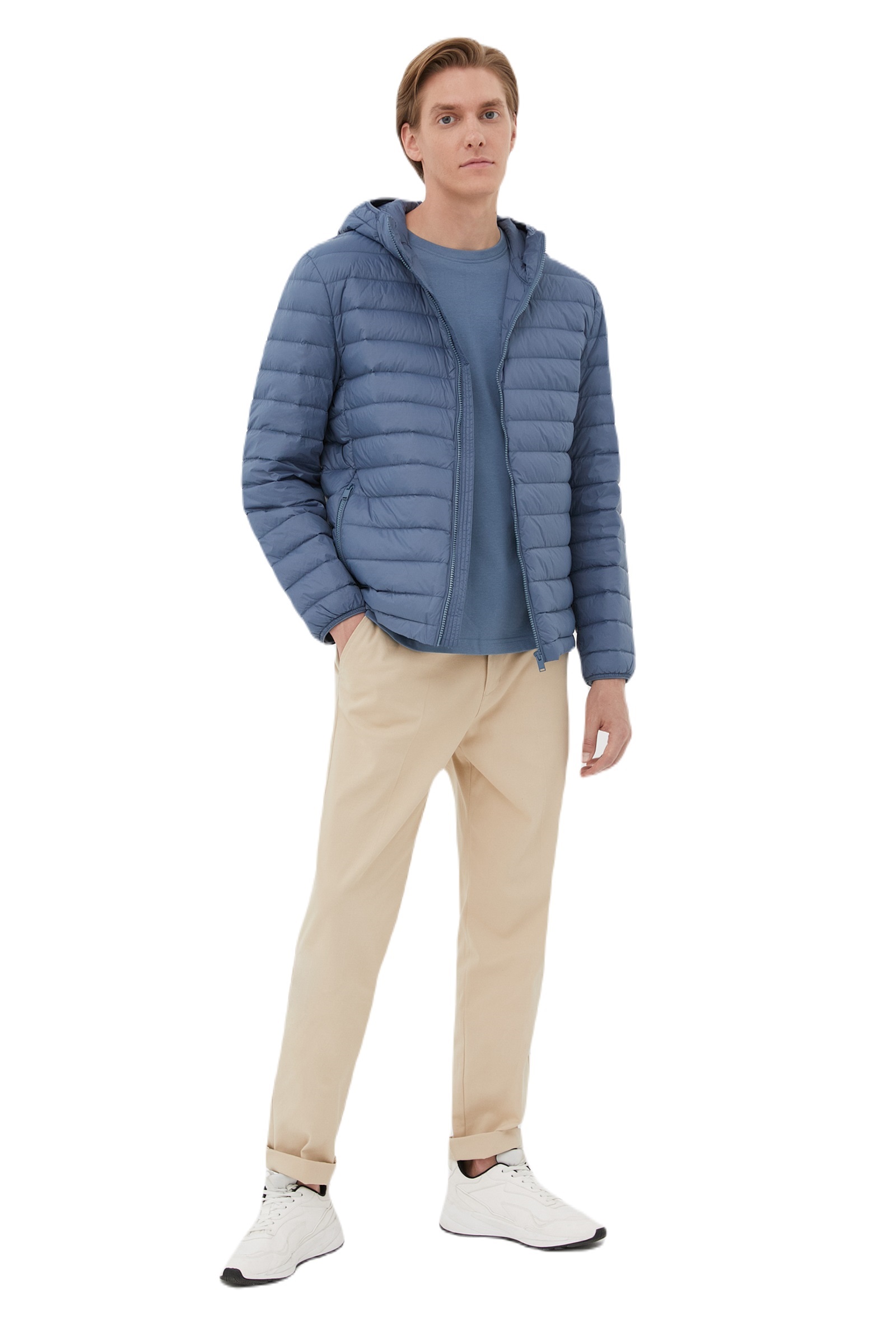 

Куртка мужская Finn Flare BAS-20064 синяя 2XL, BAS-20064