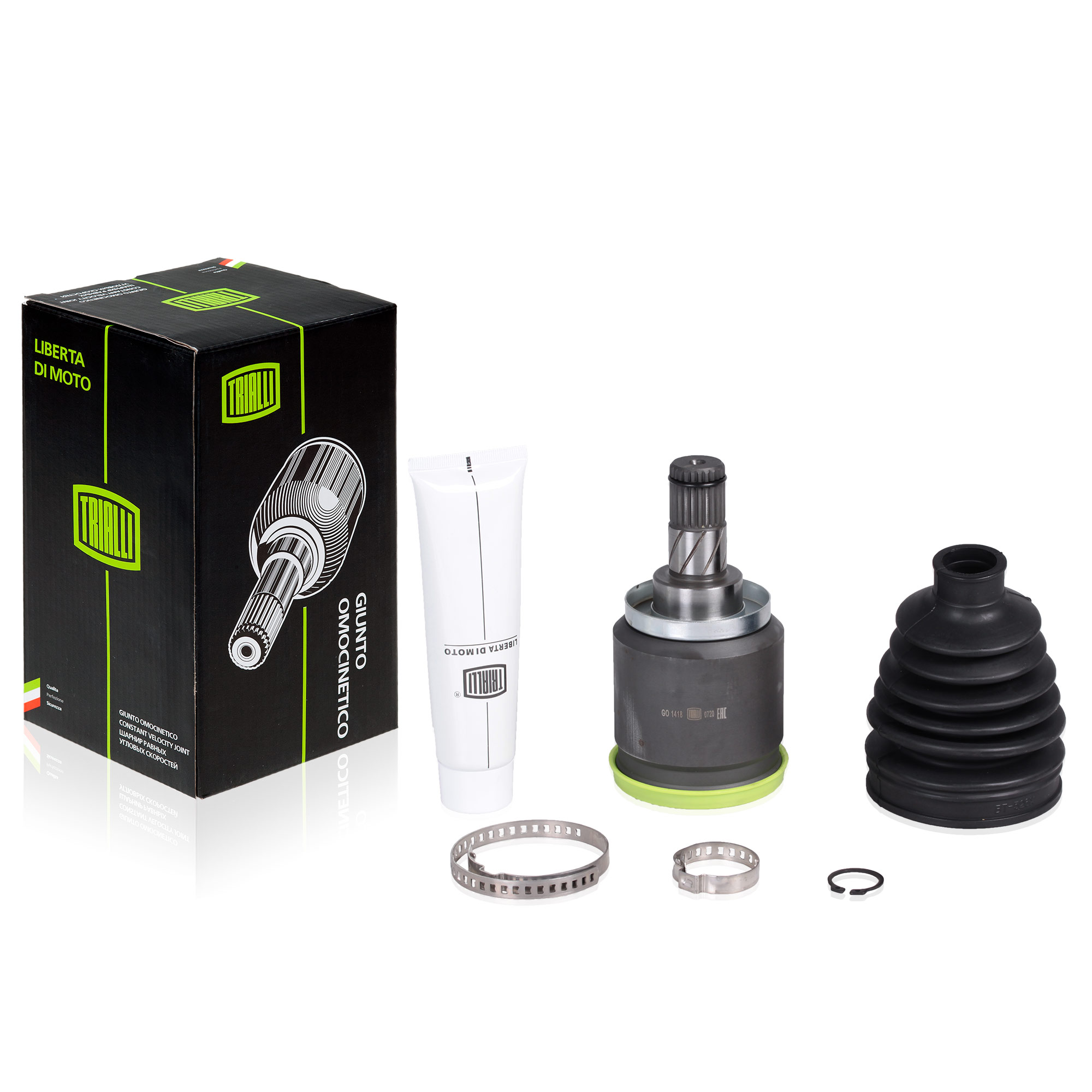 

ШРУС внутренний для Almera Classic (06-) MT/ Almera N16 (00-) (22шлица) TRIALLI GO1418