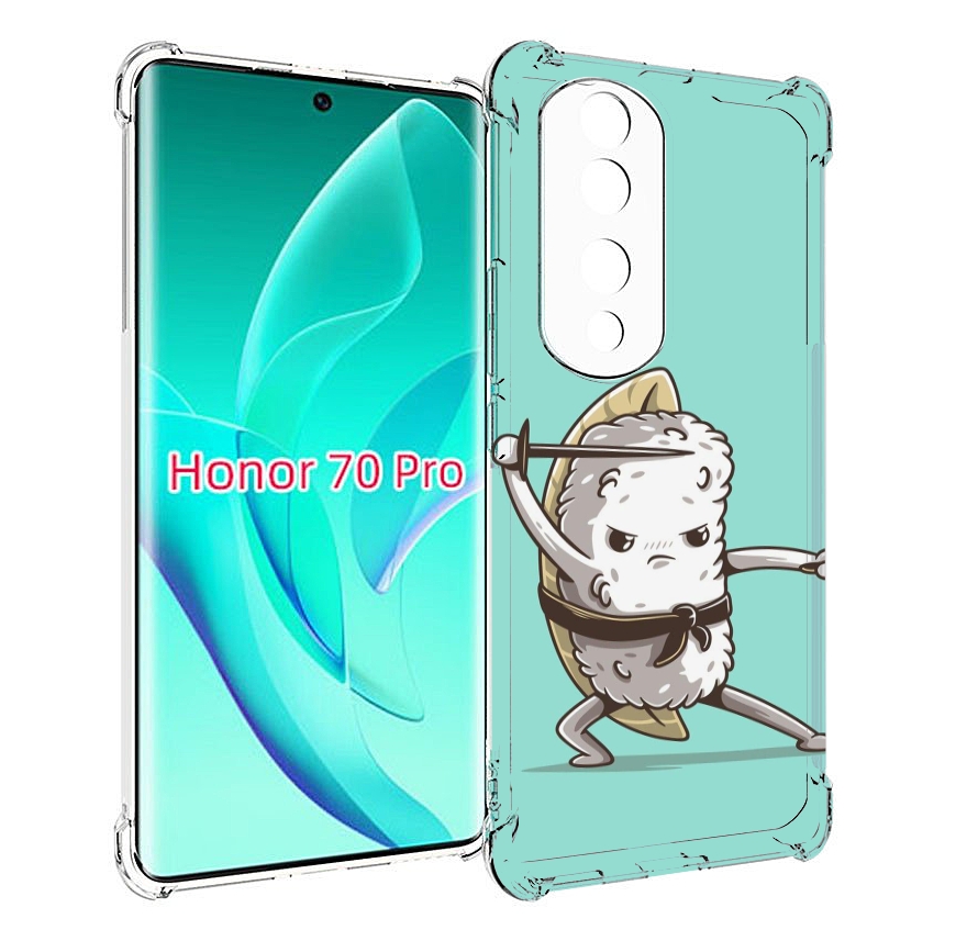 

Чехол MyPads злой суши детский для Honor 70 Pro / 70 Pro Plus, Прозрачный, Tocco