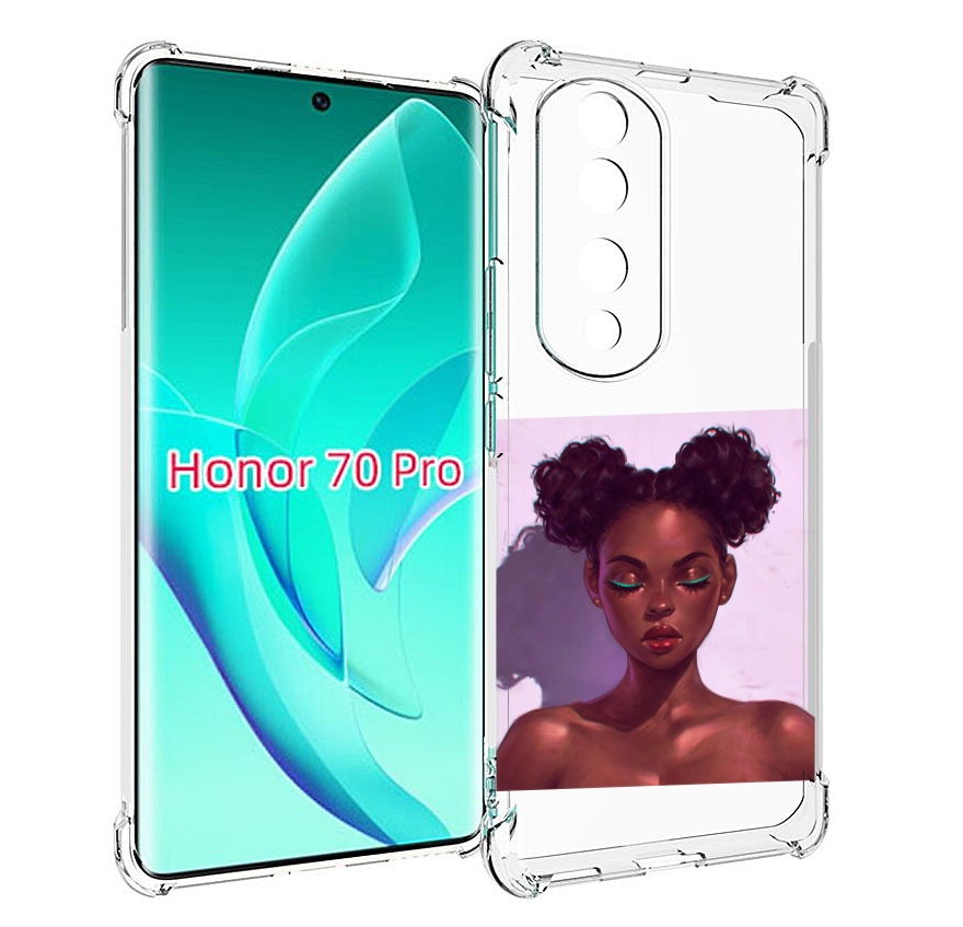 

Чехол MyPads зеленые-стрелки женский для Honor 70 Pro / 70 Pro Plus, Прозрачный, Tocco