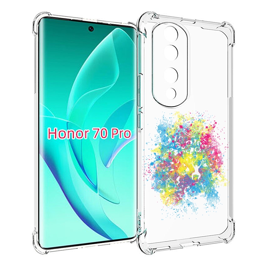 

Чехол MyPads акварель абстракция для Honor 70 Pro / 70 Pro Plus, Прозрачный, Tocco