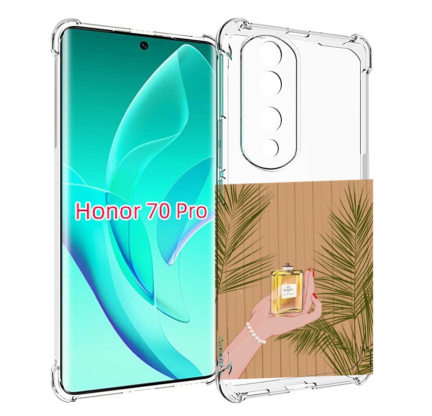 

Чехол MyPads запах-шанель-номер-5 для Honor 70 Pro / 70 Pro Plus, Прозрачный, Tocco