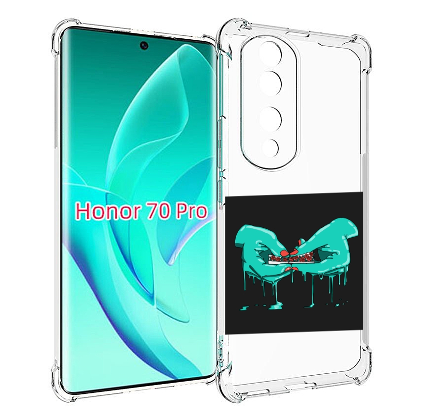 

Чехол MyPads закручиваю-розочки для Honor 70 Pro / 70 Pro Plus, Прозрачный, Tocco