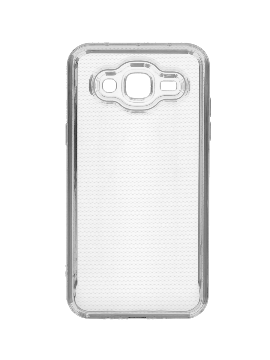 Чехол накладка для Samsung Galaxy J5 2015 прозрачный, с защитой камеры