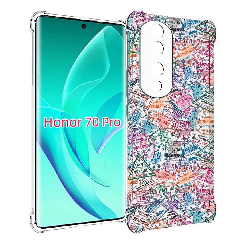 

Чехол MyPads загранчехол для Honor 70 Pro / 70 Pro Plus, Прозрачный, Tocco