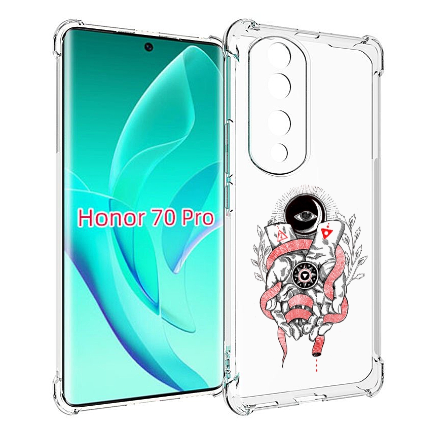 

Чехол MyPads абстрация связанные руки для Honor 70 Pro / 70 Pro Plus, Прозрачный, Tocco
