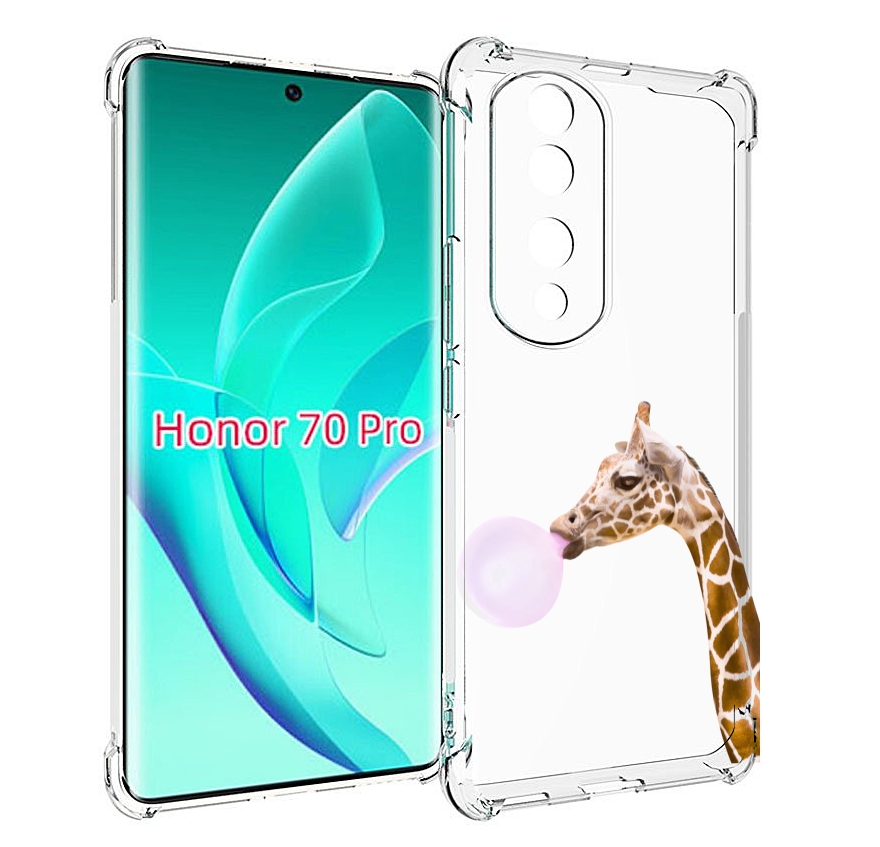 

Чехол MyPads жираф-с-жвачкой для Honor 70 Pro / 70 Pro Plus, Прозрачный, Tocco