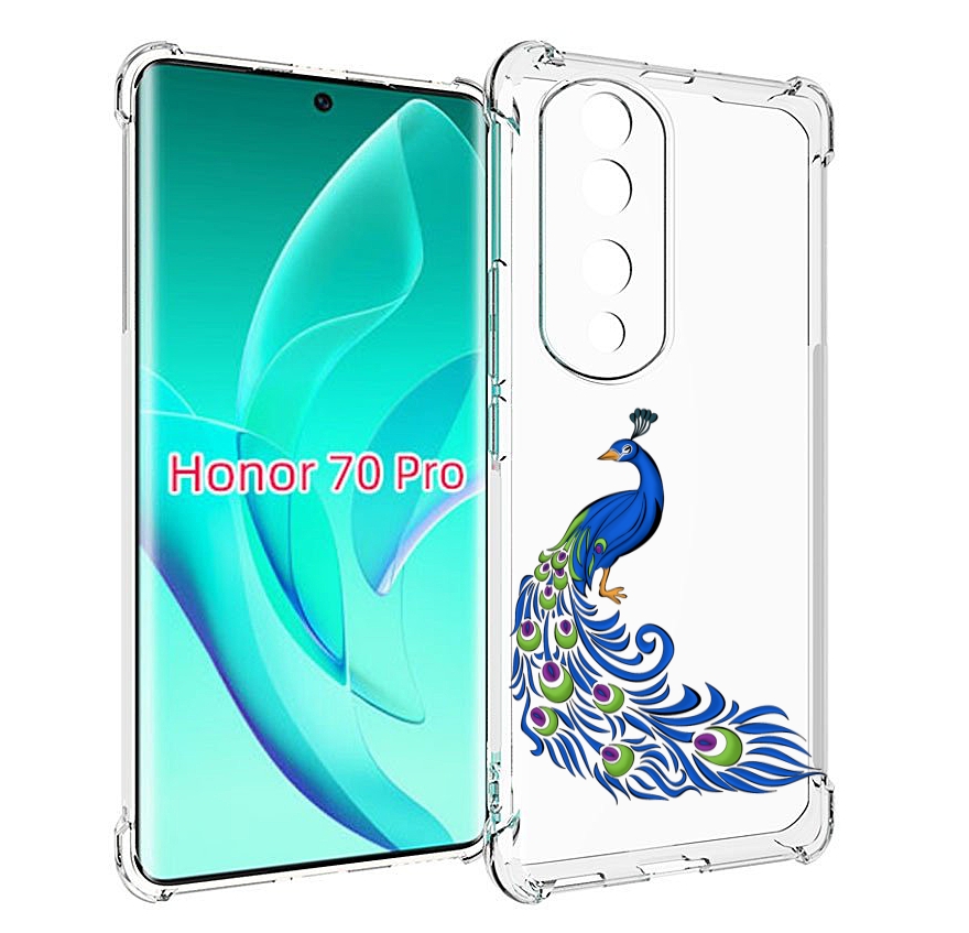 

Чехол MyPads жарптица-голубая для Honor 70 Pro / 70 Pro Plus, Прозрачный, Tocco